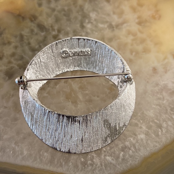 Vintage Emmons silver flower brooch 2” - Picture 2 of 12